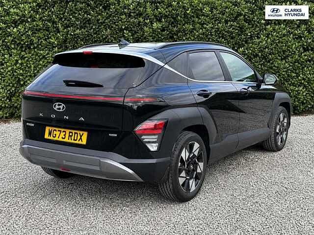 Hyundai KONA 1.6 h-GDi Ultimate SUV 5dr Petrol Hybrid DCT Euro 6 (s/s) (141 ps) Black