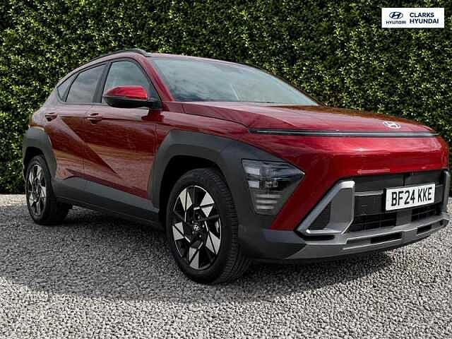 Hyundai KONA 1.6 h-GDi Ultimate SUV 5dr Petrol Hybrid DCT Euro 6 (s/s) (141 ps) Red