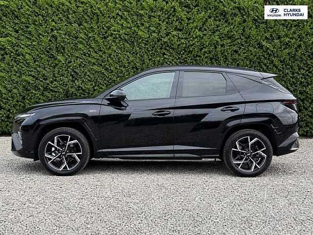 Hyundai TUCSON 1.6 T-GDi N Line S SUV 5dr Petrol Hybrid Auto Euro 6 (s/s) (215 ps) Black