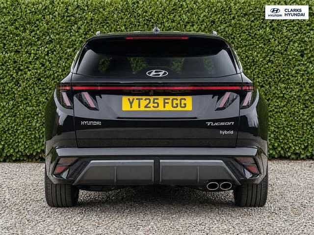 Hyundai TUCSON 1.6 T-GDi N Line S SUV 5dr Petrol Hybrid Auto Euro 6 (s/s) (215 ps) Black