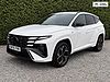 Hyundai TUCSON 1.6 T-GDi N Line SUV 5dr Petrol Hybrid Auto Euro 6 (s/s) (215 ps) White