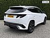 Hyundai TUCSON 1.6 T-GDi N Line SUV 5dr Petrol Hybrid Auto Euro 6 (s/s) (215 ps) White