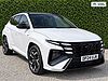 Hyundai TUCSON 1.6 T-GDi N Line S SUV 5dr Petrol Hybrid Auto Euro 6 (s/s) (215 ps) White