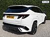 Hyundai TUCSON 1.6 T-GDi N Line S SUV 5dr Petrol Hybrid Auto Euro 6 (s/s) (215 ps) White
