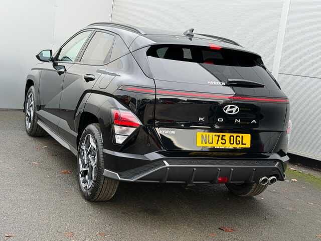 Hyundai KONA 1.6 T-GDi N Line Euro 6 (s/s) 5dr Black