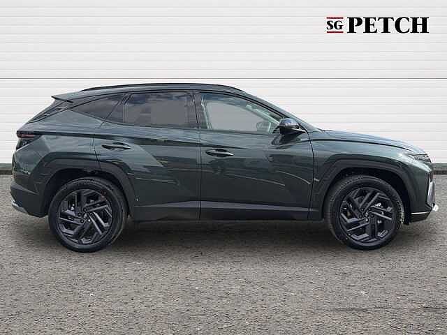Hyundai TUCSON 1.6T 239 Hybrid Black Line 5dr Auto Green
