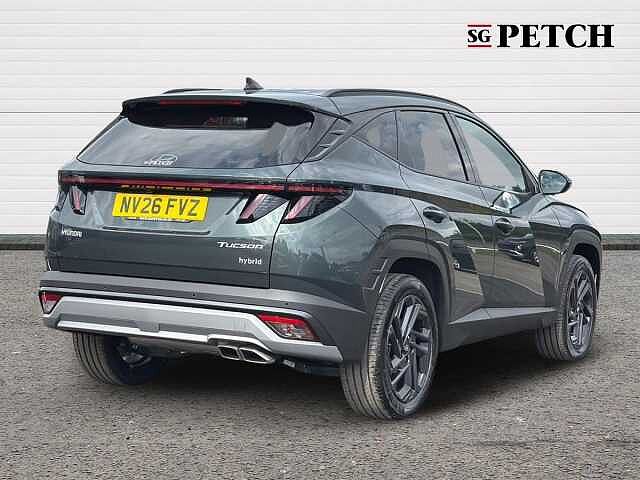 Hyundai TUCSON 1.6T 239 Hybrid Black Line 5dr Auto Green