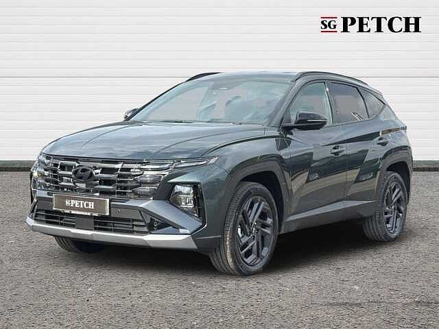 Hyundai TUCSON 1.6T 239 Hybrid Black Line 5dr Auto Green