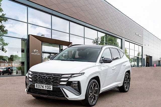 Hyundai TUCSON ESTATE 1.6T Plug-in Hybrid N Line S 5dr 4WD Auto White
