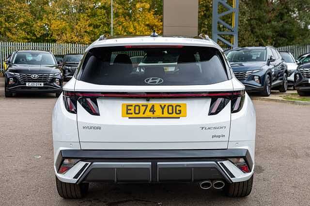 Hyundai TUCSON ESTATE 1.6T Plug-in Hybrid N Line S 5dr 4WD Auto White