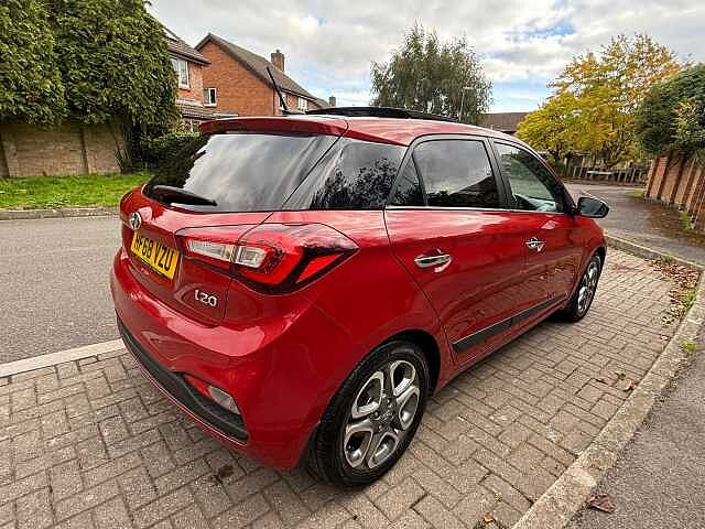 Hyundai I20 1.0 T-GDi Premium SE Nav Hatchback 5dr Petrol Manual Euro 6 (s/s) (120 ps) Red