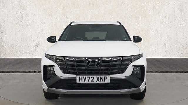 Hyundai TUCSON 1.6 T-GDi MHEV N Line SUV 5dr Petrol Hybrid DCT Euro 6 (s/s) (150 ps) White