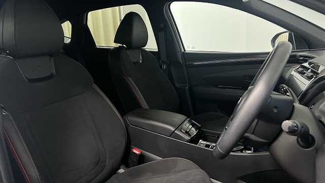 Hyundai TUCSON 1.6 T-GDi MHEV N Line SUV 5dr Petrol Hybrid DCT Euro 6 (s/s) (150 ps) White