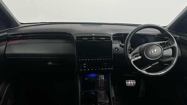 Hyundai TUCSON 1.6 T-GDi MHEV N Line SUV 5dr Petrol Hybrid DCT Euro 6 (s/s) (150 ps) White