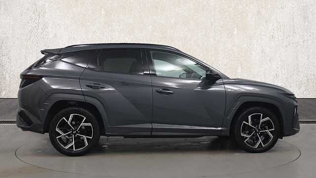 Hyundai TUCSON 1.6 T-GDi N Line SUV 5dr Petrol Hybrid Auto Euro 6 (s/s) (215 ps) GREY