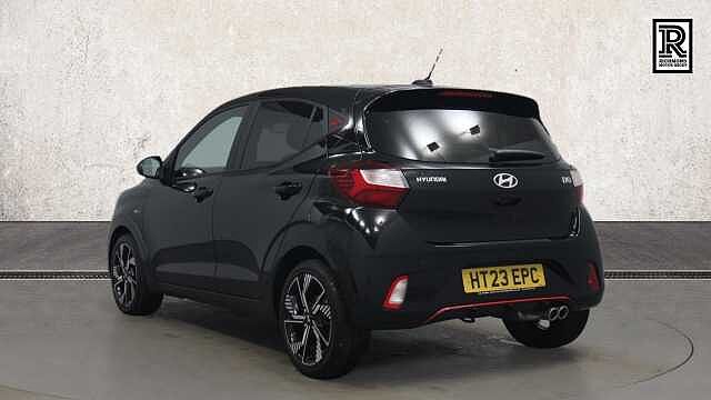 Hyundai I10 1.0 T-GDi N Line Hatchback 5dr Petrol Manual Euro 6 (s/s) (100 ps) Black