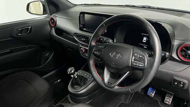 Hyundai I10 1.0 T-GDi N Line Hatchback 5dr Petrol Manual Euro 6 (s/s) (100 ps) Black