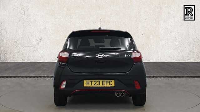 Hyundai I10 1.0 T-GDi N Line Hatchback 5dr Petrol Manual Euro 6 (s/s) (100 ps) Black