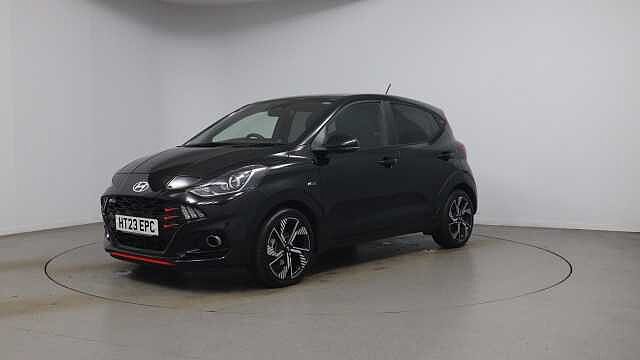 Hyundai I10 1.0 T-GDi N Line Hatchback 5dr Petrol Manual Euro 6 (s/s) (100 ps) Black