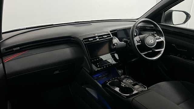 Hyundai TUCSON 1.6 h T-GDi N Line SUV 5dr Petrol Hybrid Auto Euro 6 (s/s) (230 ps) Atlas White