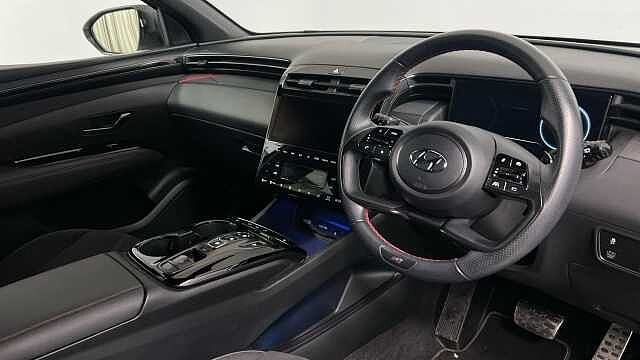 Hyundai TUCSON 1.6 h T-GDi N Line SUV 5dr Petrol Hybrid Auto Euro 6 (s/s) (230 ps) Atlas White