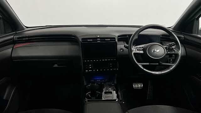 Hyundai TUCSON 1.6 h T-GDi N Line SUV 5dr Petrol Hybrid Auto Euro 6 (s/s) (230 ps) Atlas White