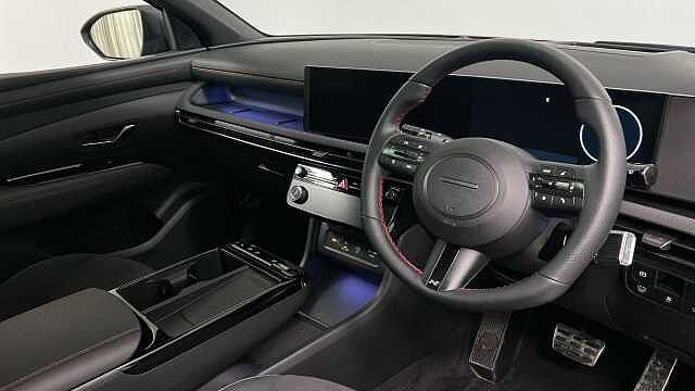 Hyundai TUCSON 1.6 T-GDi N Line S SUV 5dr Petrol Hybrid Auto Euro 6 (s/s) (215 ps) BLACK