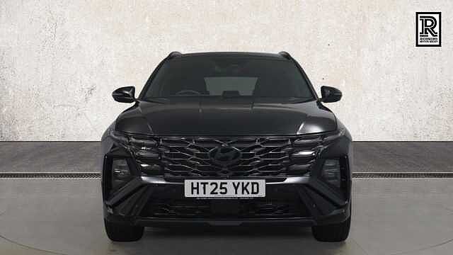 Hyundai TUCSON 1.6 T-GDi N Line S SUV 5dr Petrol Hybrid Auto Euro 6 (s/s) (215 ps) BLACK