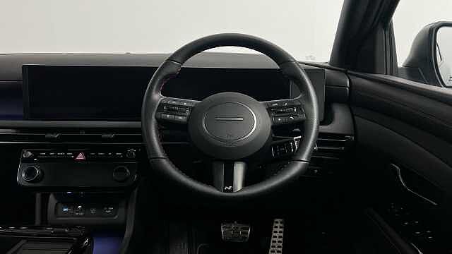 Hyundai TUCSON 1.6 T-GDi N Line S SUV 5dr Petrol Hybrid Auto Euro 6 (s/s) (215 ps) BLACK