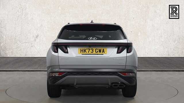 Hyundai TUCSON 1.6 h T-GDi Premium SUV 5dr Petrol Hybrid Auto Euro 6 (s/s) (230 ps) Silver
