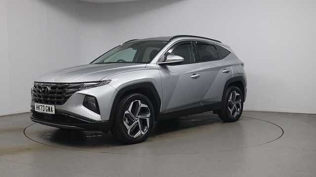 Hyundai TUCSON 1.6 h T-GDi Premium SUV 5dr Petrol Hybrid Auto Euro 6 (s/s) (230 ps) Silver