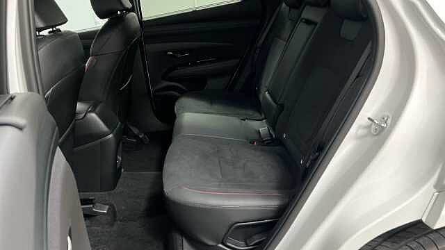 Hyundai TUCSON 1.6 T-GDi MHEV N Line SUV 5dr Petrol Hybrid DCT Euro 6 (s/s) (160 ps) White
