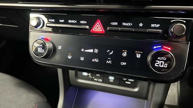 Hyundai TUCSON 1.6 T-GDi MHEV N Line SUV 5dr Petrol Hybrid DCT Euro 6 (s/s) (160 ps) White