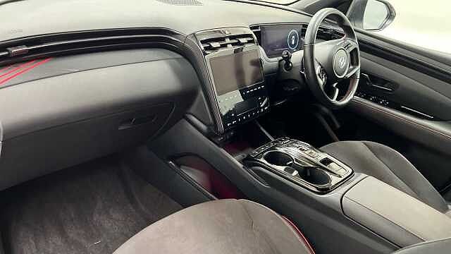Hyundai TUCSON 1.6 h T-GDi N Line SUV 5dr Petrol Hybrid Auto Euro 6 (s/s) (230 ps) Atlas White