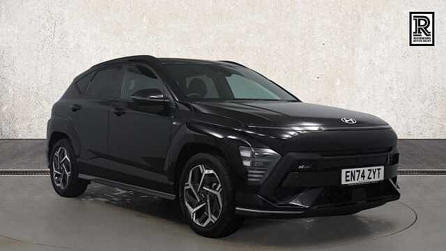Hyundai KONA 1.6 h-GDi N Line S SUV 5dr Petrol Hybrid DCT Euro 6 (s/s) (129 ps) Black