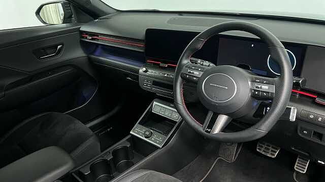 Hyundai KONA 1.6 h-GDi N Line S SUV 5dr Petrol Hybrid DCT Euro 6 (s/s) (129 ps) Black