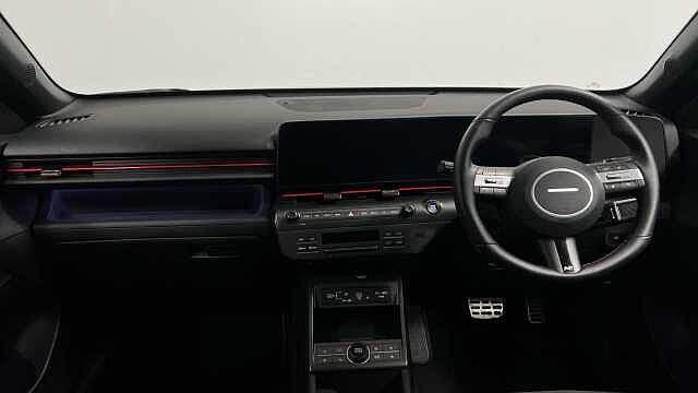 Hyundai KONA 1.6 h-GDi N Line S SUV 5dr Petrol Hybrid DCT Euro 6 (s/s) (129 ps) Black