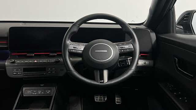 Hyundai KONA 1.6 h-GDi N Line S SUV 5dr Petrol Hybrid DCT Euro 6 (s/s) (129 ps) Black