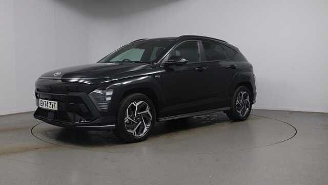 Hyundai KONA 1.6 h-GDi N Line S SUV 5dr Petrol Hybrid DCT Euro 6 (s/s) (129 ps) Black