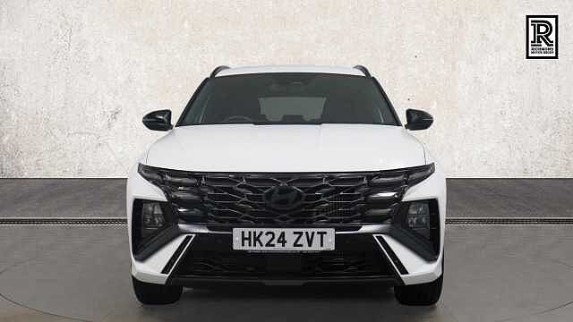 Hyundai TUCSON 1.6 T-GDi MHEV N Line SUV 5dr Petrol Hybrid DCT Euro 6 (s/s) (160 ps) Atlas White