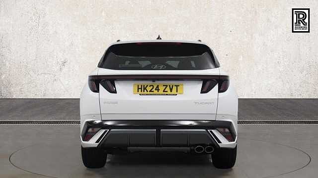 Hyundai TUCSON 1.6 T-GDi MHEV N Line SUV 5dr Petrol Hybrid DCT Euro 6 (s/s) (160 ps) Atlas White