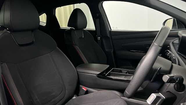 Hyundai TUCSON 1.6 T-GDi MHEV N Line SUV 5dr Petrol Hybrid DCT Euro 6 (s/s) (160 ps) Atlas White