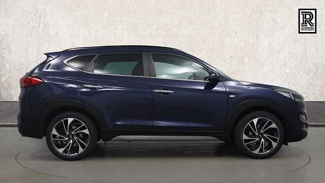 Hyundai TUCSON 1.6 CRDi MHEV Premium SE SUV 5dr Diesel Hybrid DCT Euro 6 (s/s) (136 ps) Blue
