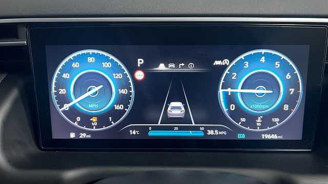 Hyundai TUCSON 1.6 T-GDi MHEV SE Connect SUV 5dr Petrol Hybrid DCT Euro 6 (s/s) (150 ps) Black