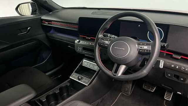 Hyundai KONA 1.6 h-GDi N Line SUV 5dr Petrol Hybrid DCT Euro 6 (s/s) (129 ps) Red