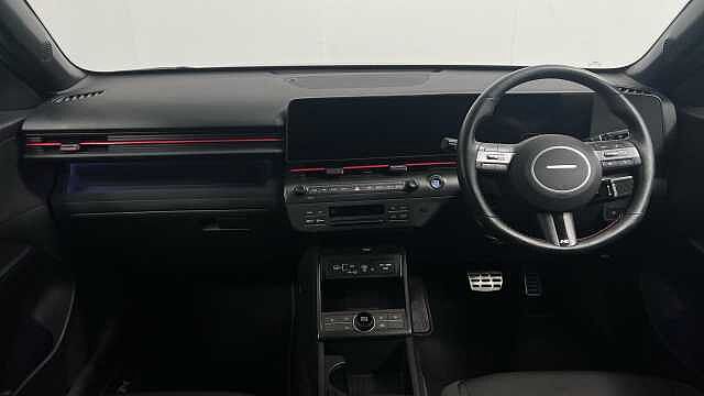Hyundai KONA 1.6 h-GDi N Line SUV 5dr Petrol Hybrid DCT Euro 6 (s/s) (141 ps) Black