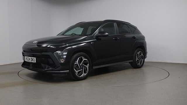 Hyundai KONA 1.6 h-GDi N Line SUV 5dr Petrol Hybrid DCT Euro 6 (s/s) (141 ps) Black