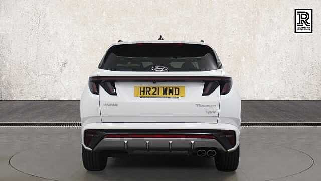 Hyundai TUCSON 1.6 h T-GDi N Line S SUV 5dr Petrol Hybrid Auto Euro 6 (s/s) (230 ps) White