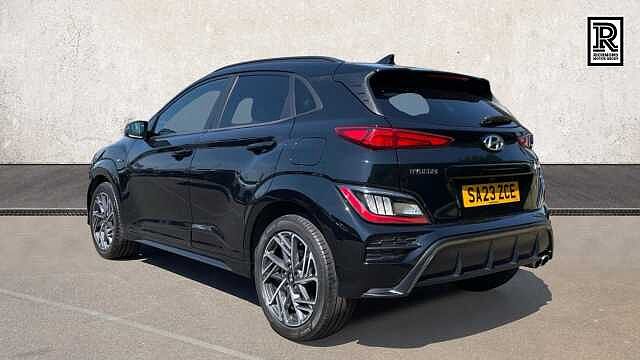 Hyundai KONA 1.0 T-GDi MHEV N Line SUV 5dr Petrol Hybrid Manual Euro 6 (s/s) (120 ps) Black