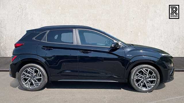 Hyundai KONA 1.0 T-GDi MHEV N Line SUV 5dr Petrol Hybrid Manual Euro 6 (s/s) (120 ps) Black